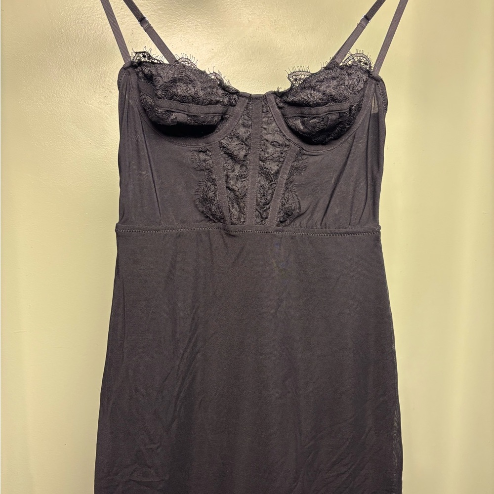 UO Modern Love Bustier Mini Dress